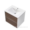 Modern Style Melamine Wall Hug Bathroom Vanity